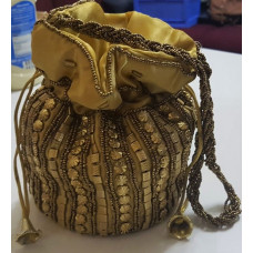 Traditional Gota Patti velvet Potli/Botua Bags