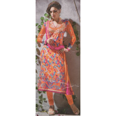 Pink-colored embroidered Kameez 