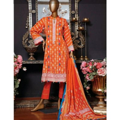 Bin Saeed Lawn 3pc Salwar Kameez set/Ready to Wear