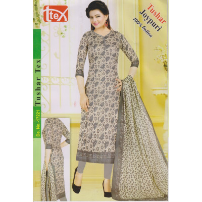 Unstiched Joypuri Cotton Printed Dress Material