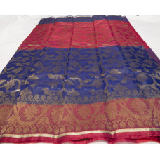 Half silk Jamdani Saree