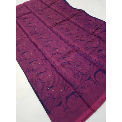 Silk Jamdani Saree