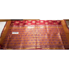 Minakari Woven Half Silk Kanjiwaram Saree