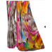 Multicolored Printed Silk Blend Saree