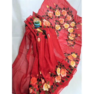 Hand Paint Sarees