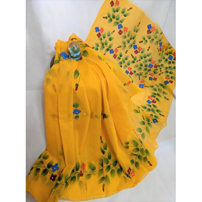 Hand Paint Sarees