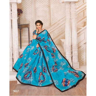 100% Cotton Print Sarees