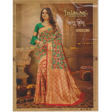 Soft Silk Minakari Kanjiwaram Banarasi ''JULAHAA'' Brand Saree